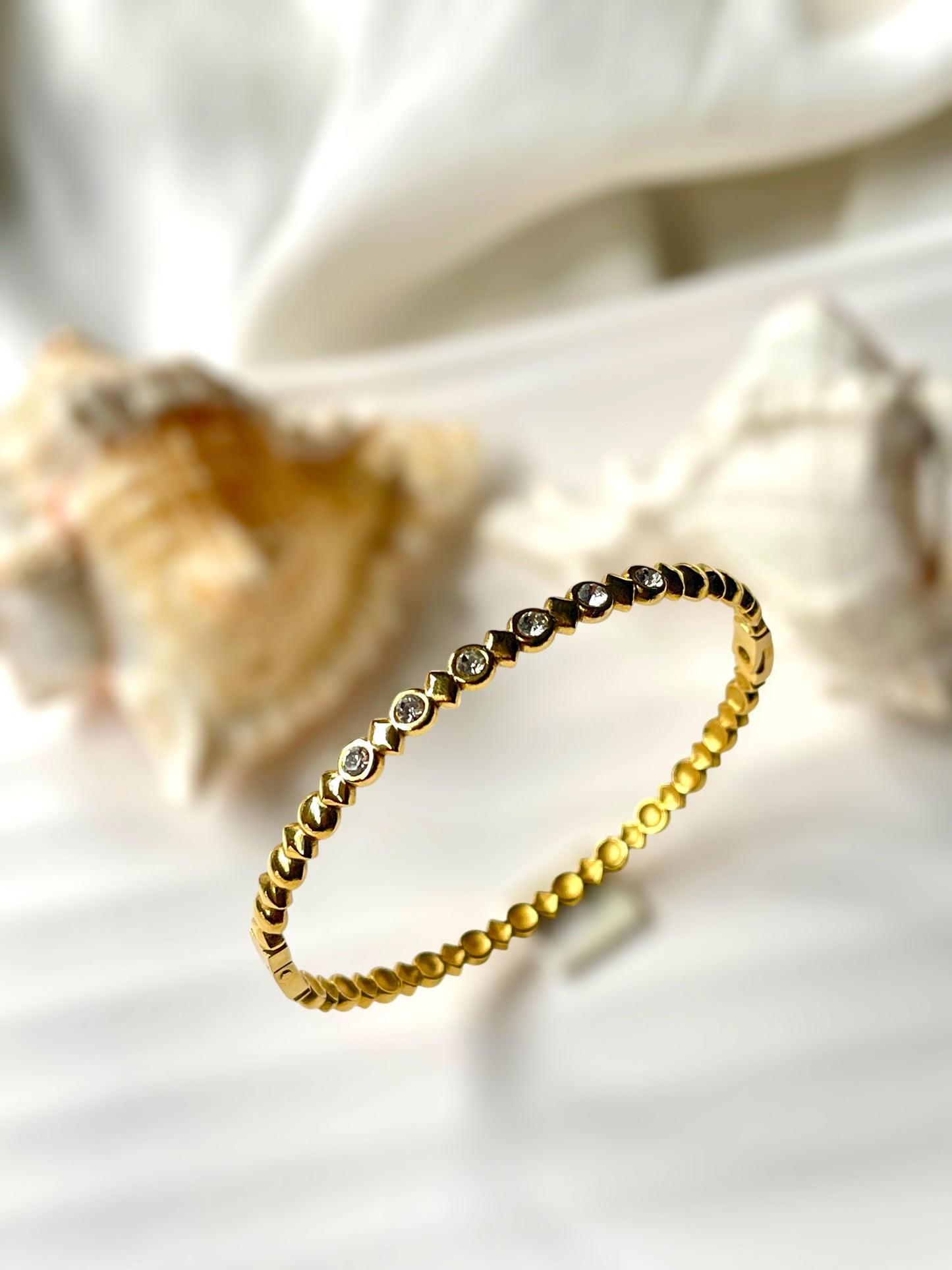 Serenity Slice Cuff Bracelet