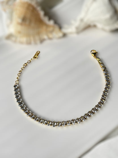 Crystal Cascade Bracelet