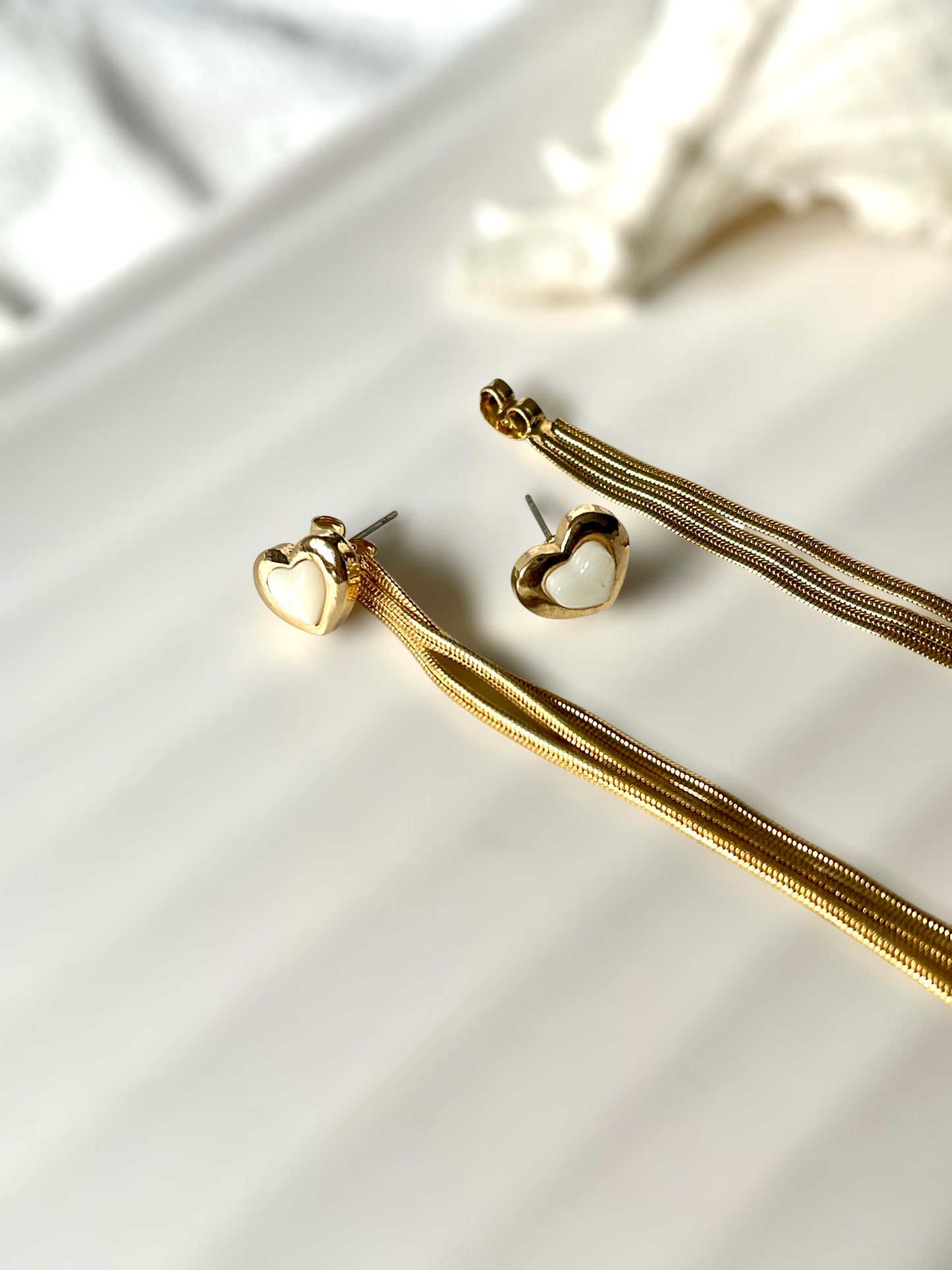 Detachable Heart Earrings