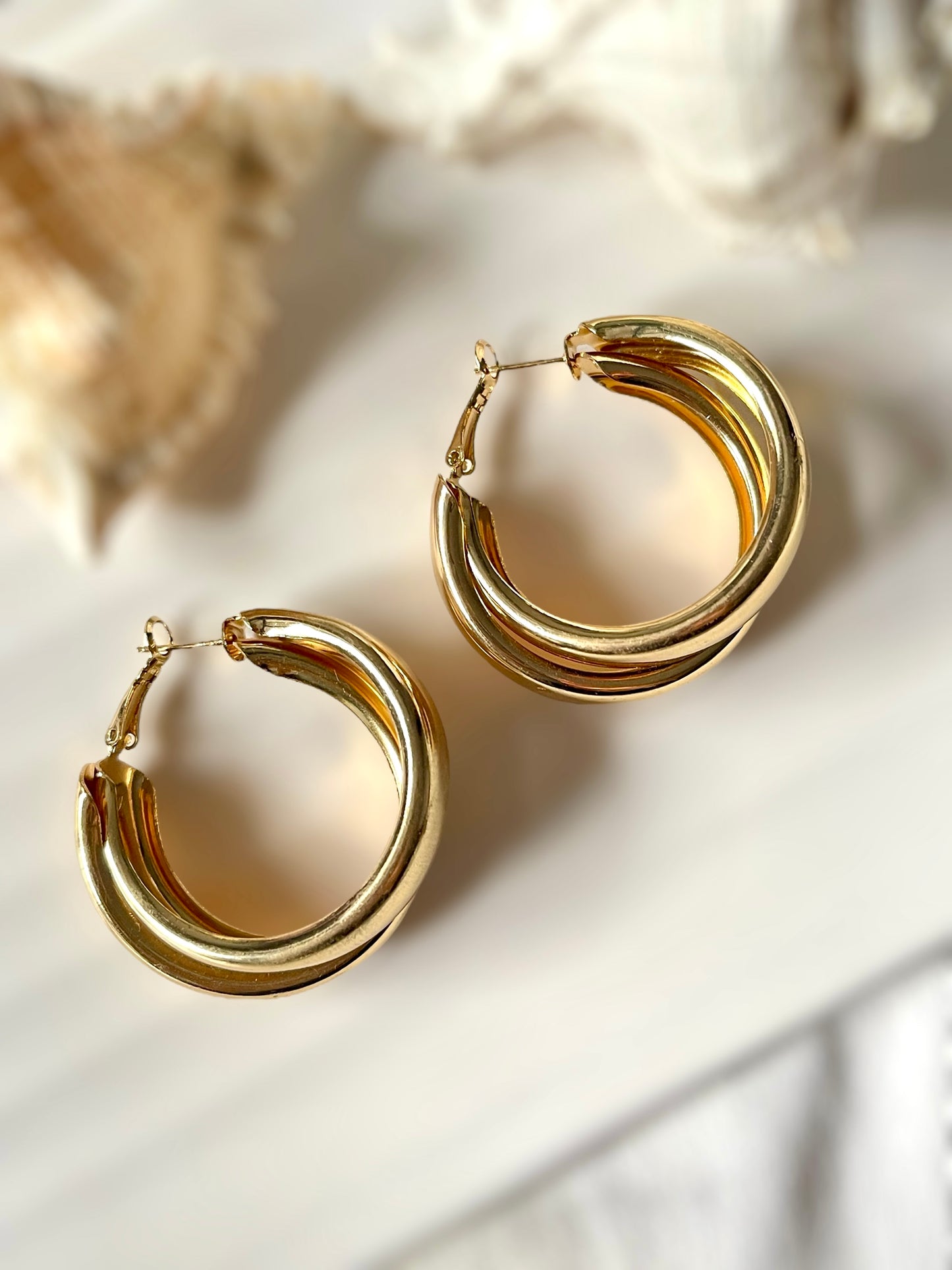 Oversized Layered Earrings