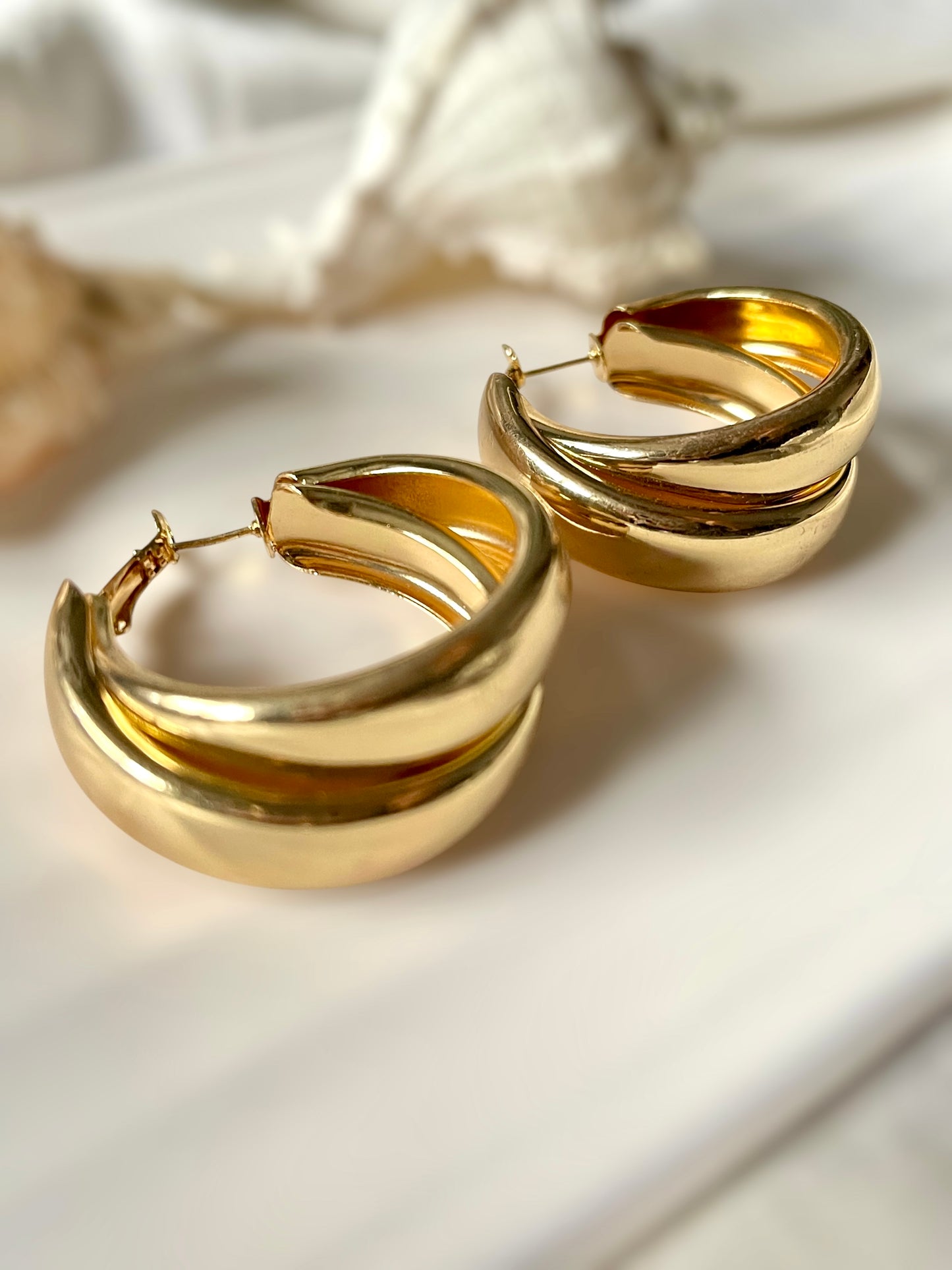 Oversized Layered Earrings