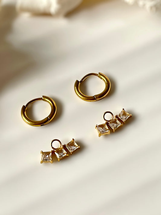 Detachable Luminous Links Earrings