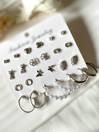Opulent Pair of 12 earrings