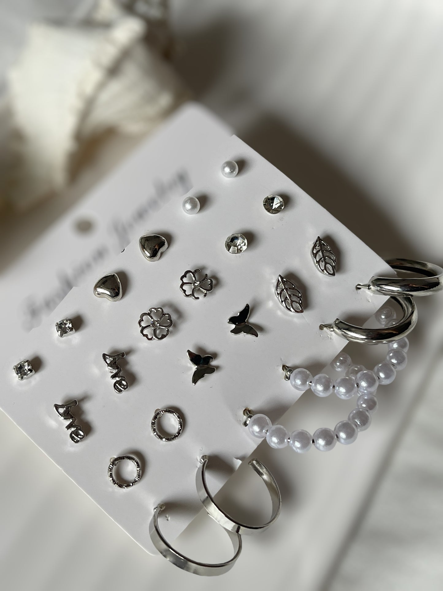 Opulent Pair of 12 earrings