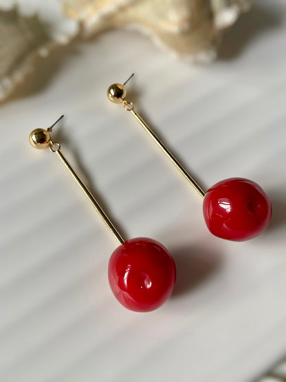 Cherry Dangling Earrings