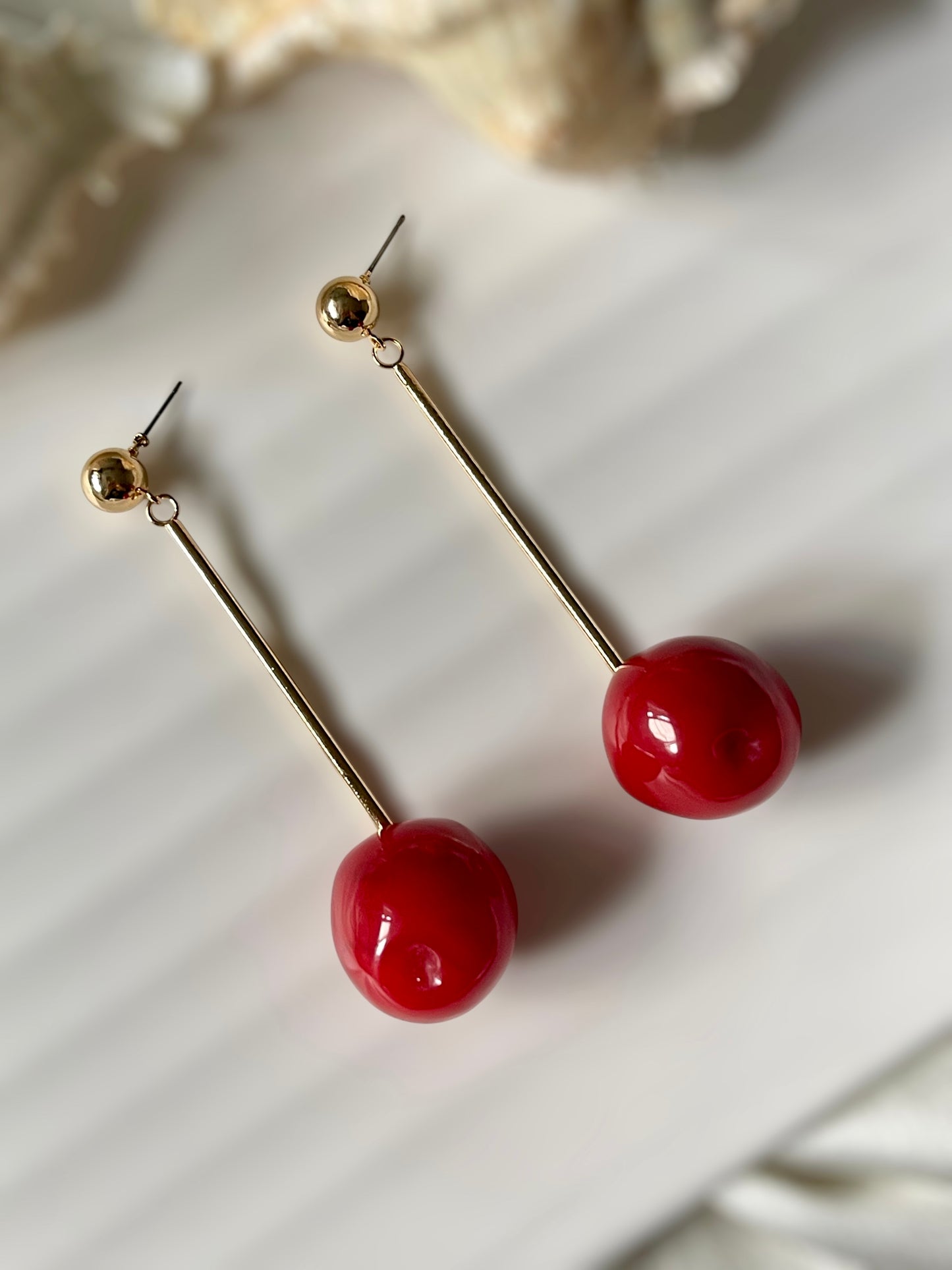 Cherry Dangling Earrings