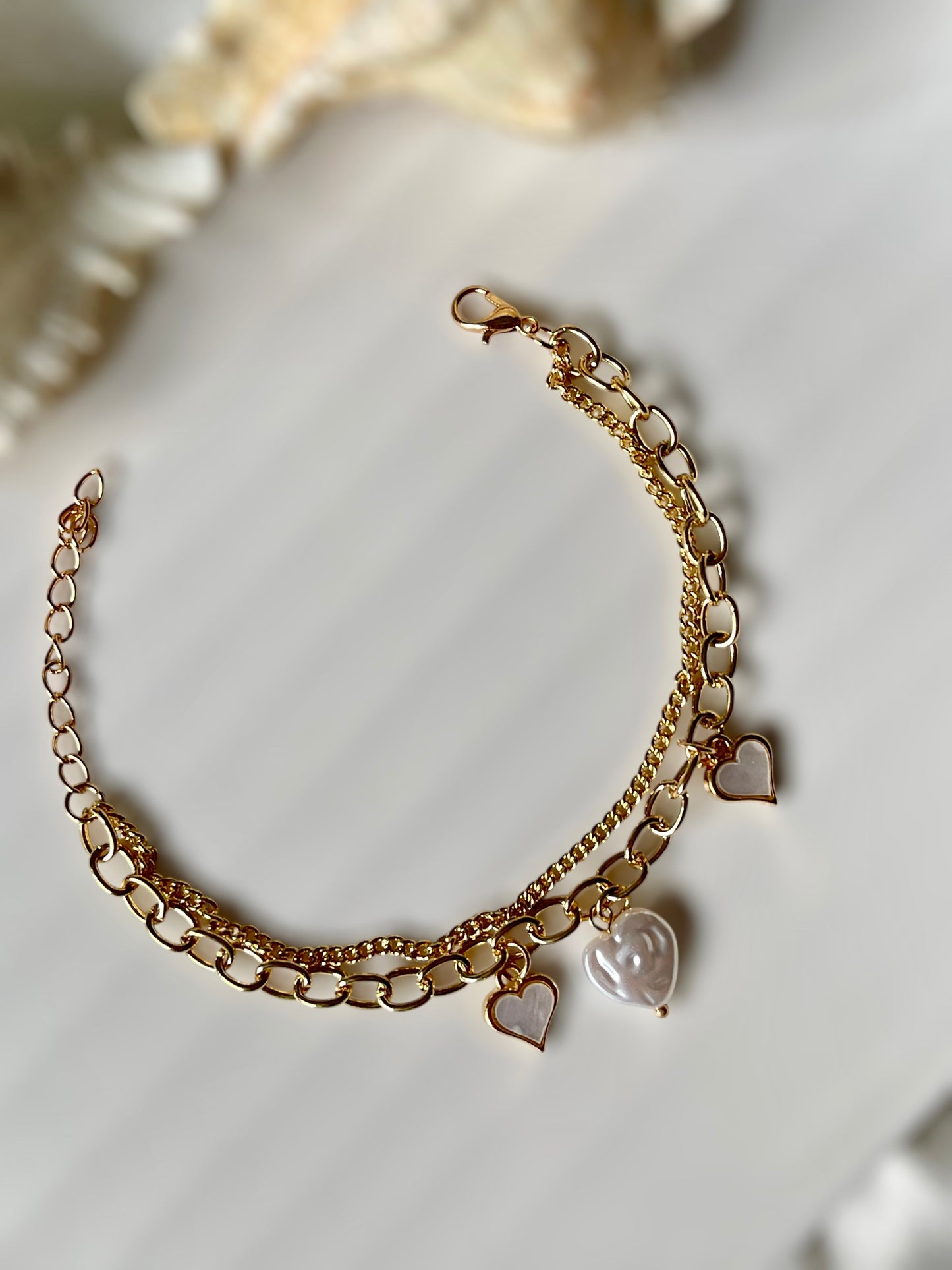 Heart Link Bracelet