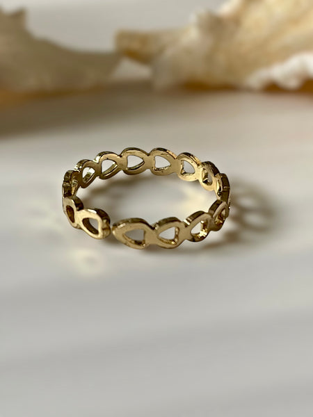 Heart Link Ring