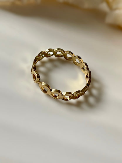 Heart Link Ring