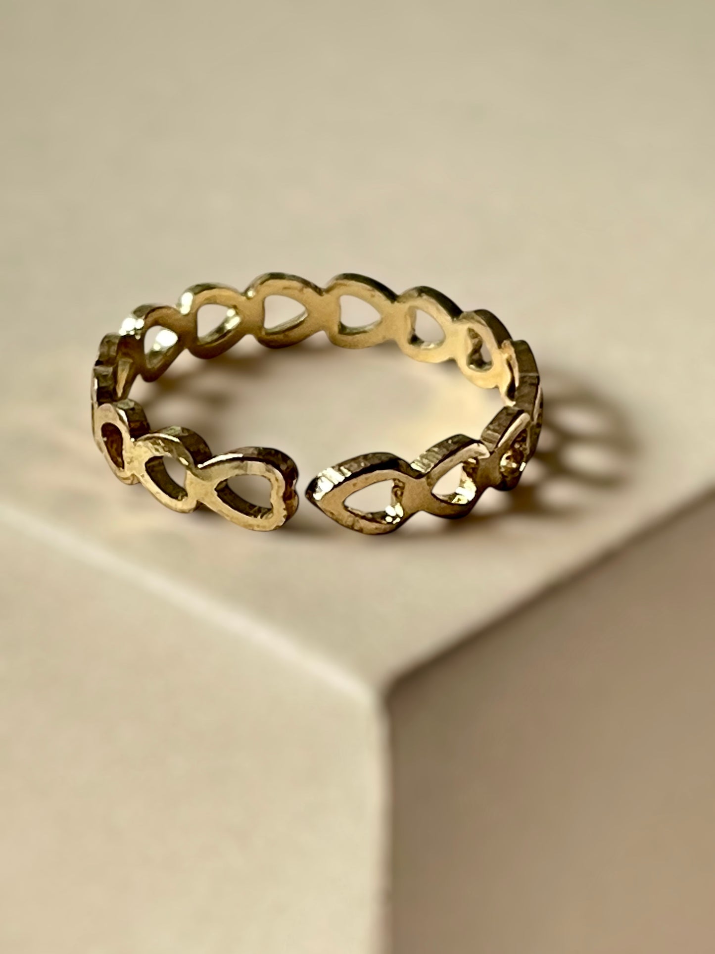 Heart Link Ring