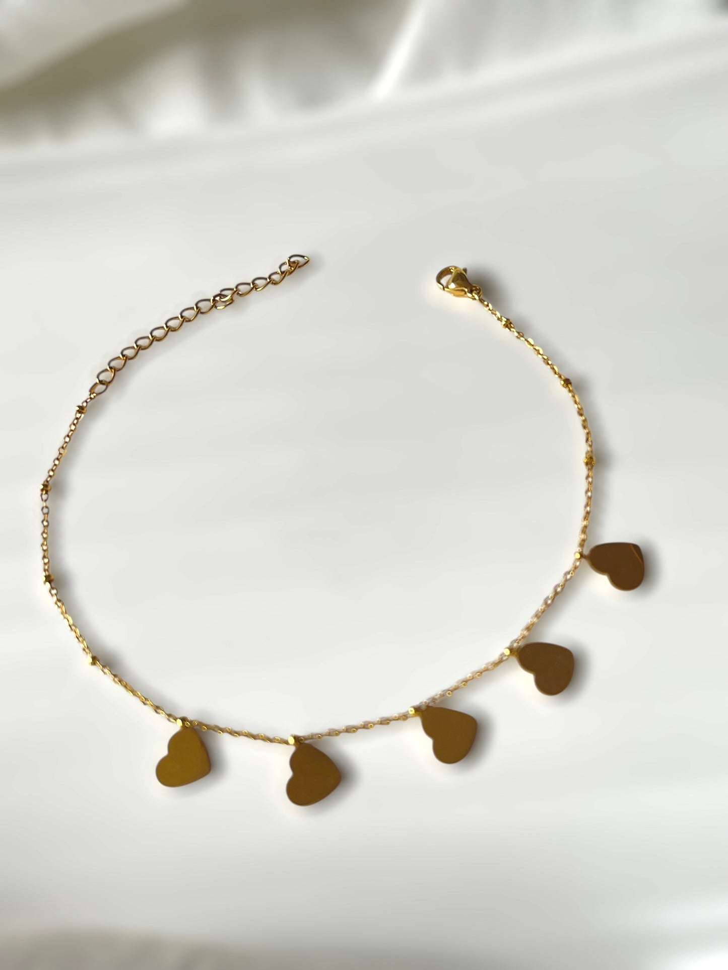 Heart Charm Bracelet