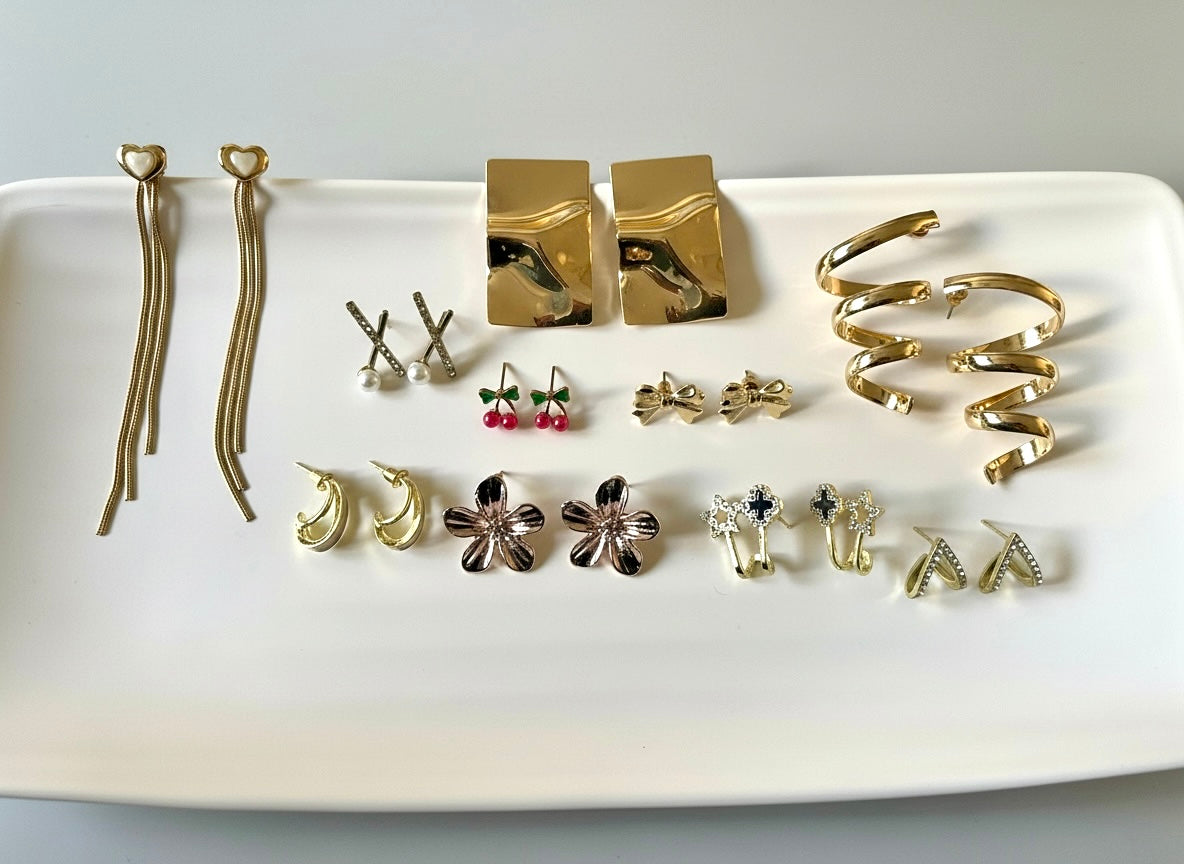 Secret Sparkle Hamper (Pair of 10 earrings)