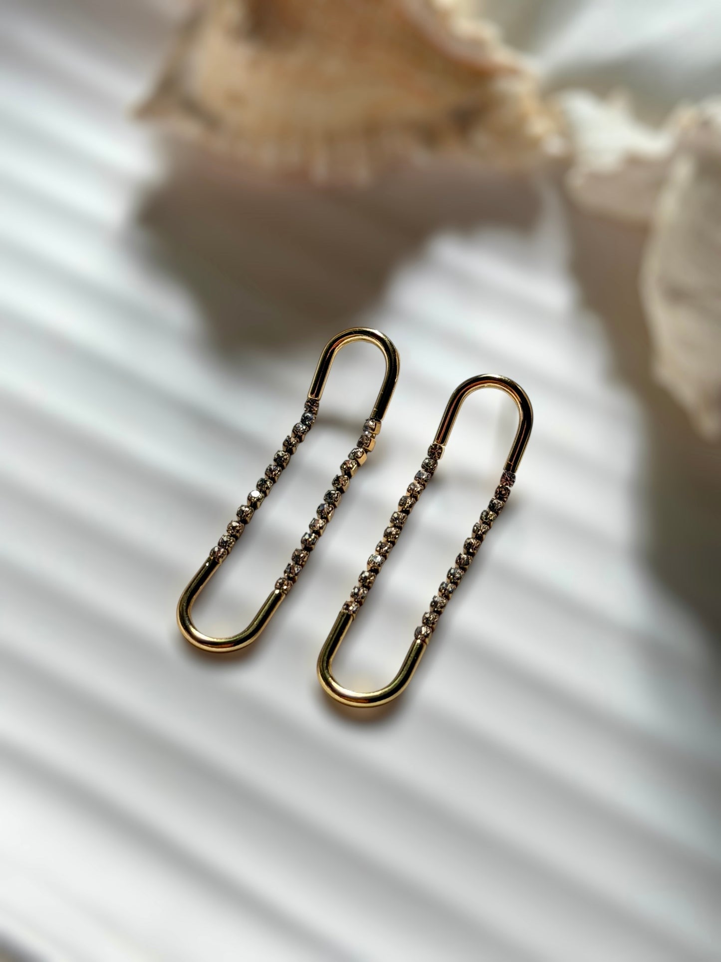 Paperclip Link Earrings