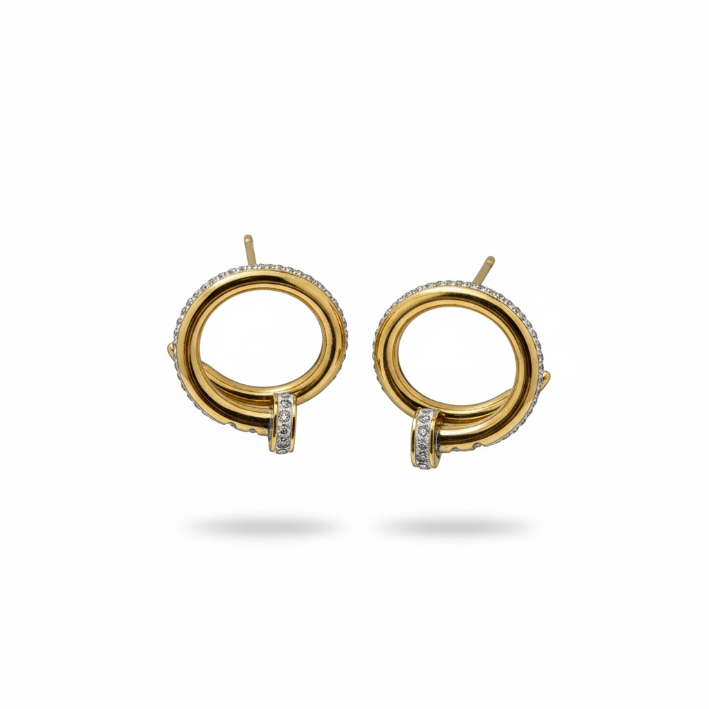 Helix Pave Earrings