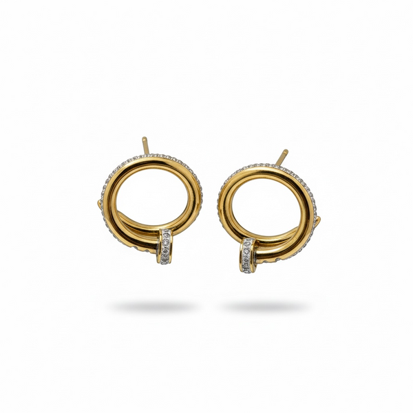Helix Pave Earrings